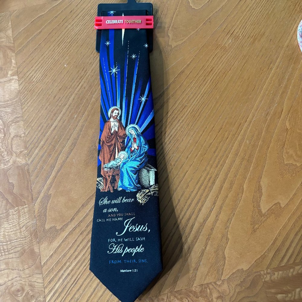 Men's Celebrate Together Nativity Tie, New